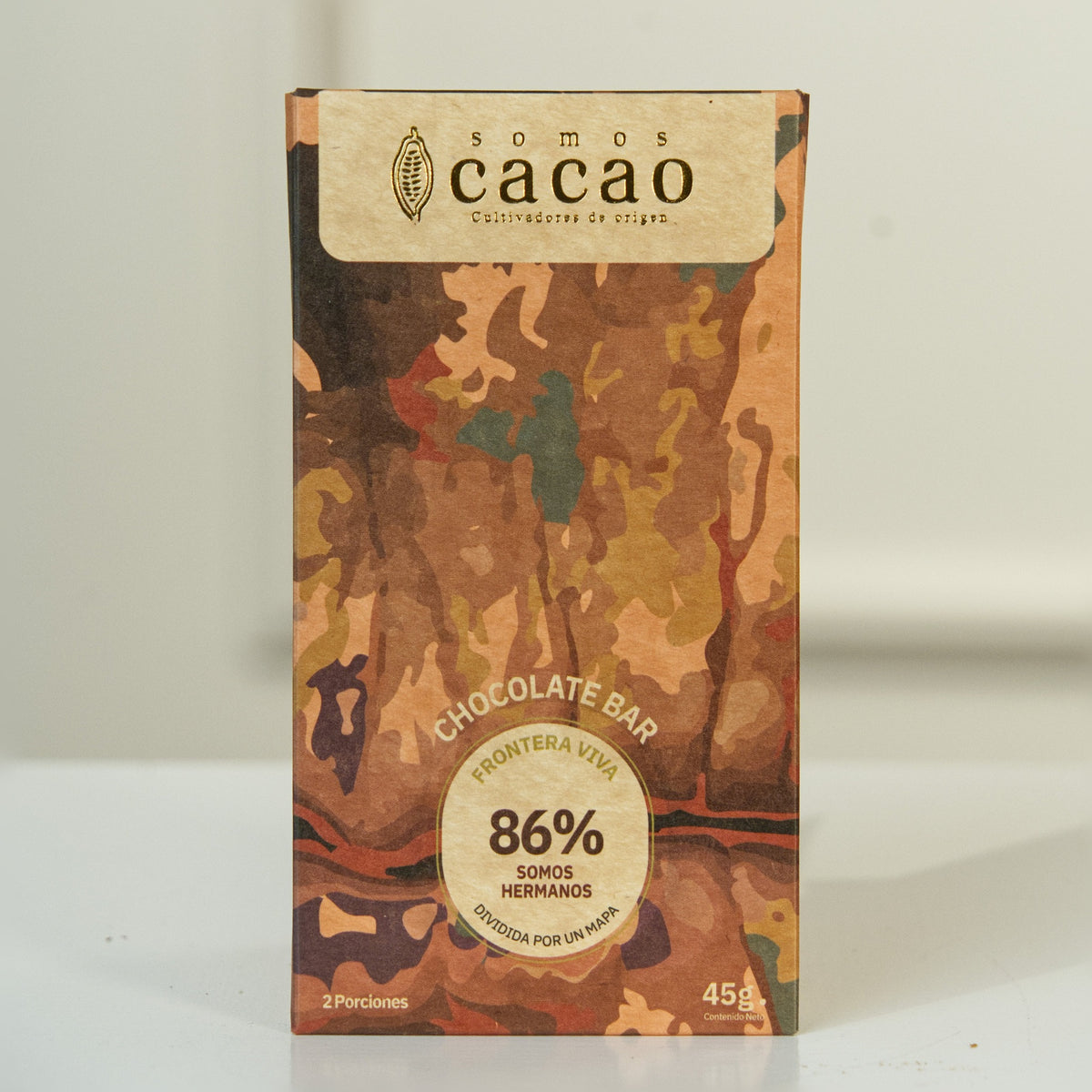 Somos Hermanos · Tableta de Autor 86% · 45 g - empaque
