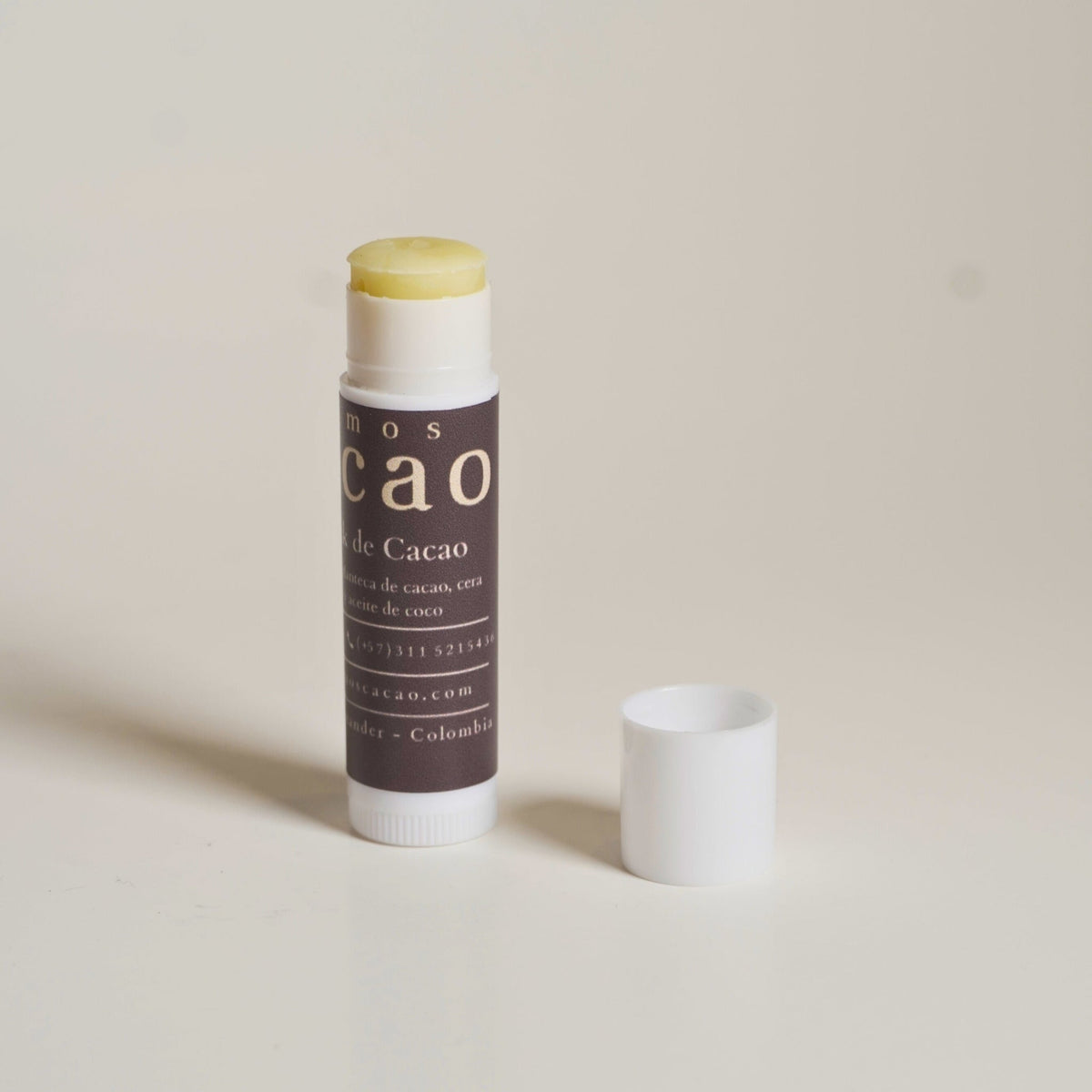 Labial de manteca de cacao