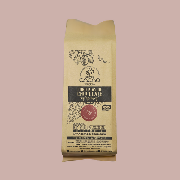 Cobertura de Chocolate 80% – Cacao Colombiano para Repostería | Somos Cacao