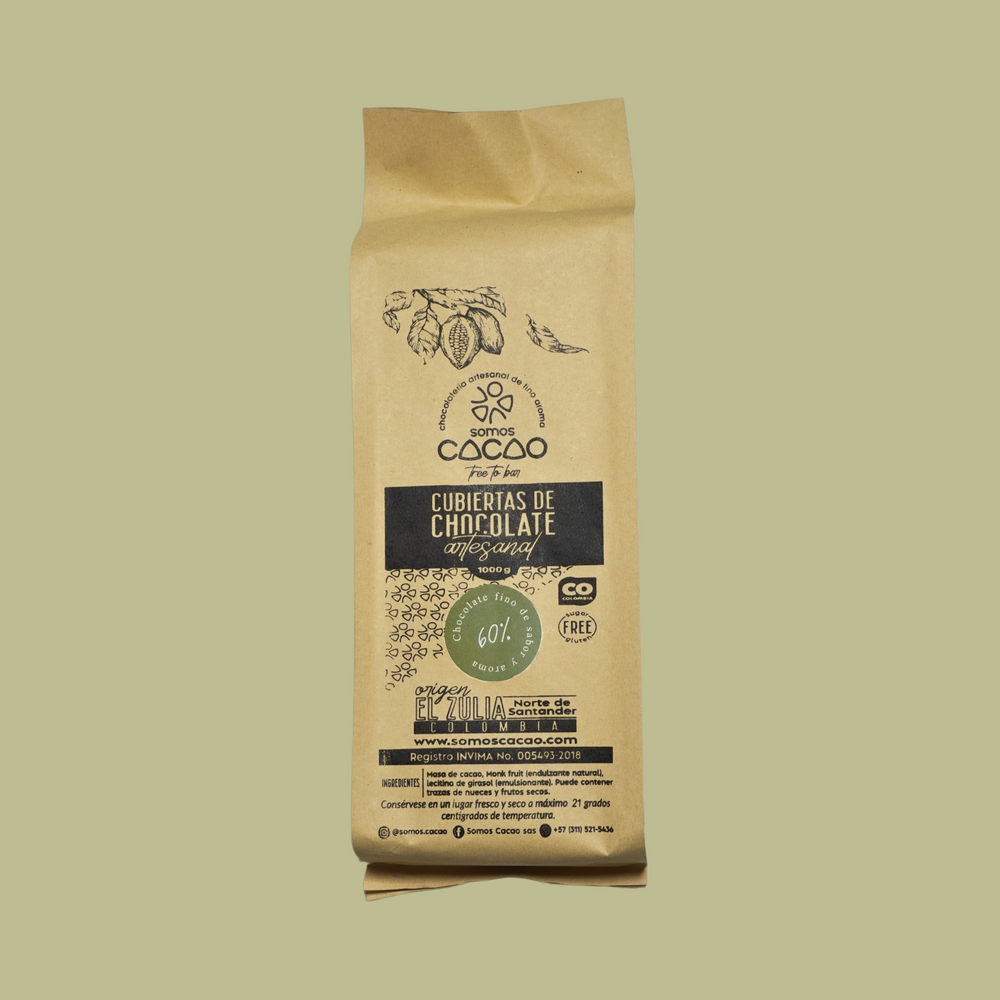 Cobertura de Chocolate Real 60% – Profesional y Artesanal | Somos Cacao