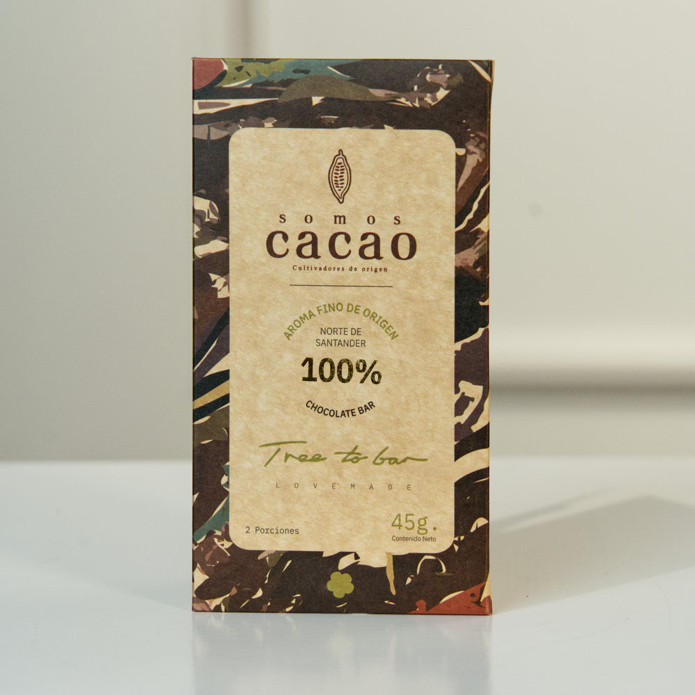 Tableta de Chocolate 100% Cacao · 45 g