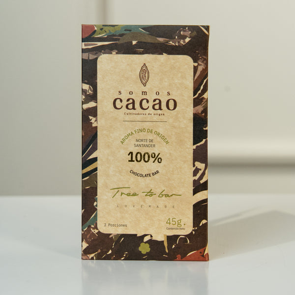 Tableta de Chocolate 100% Cacao · 45 g