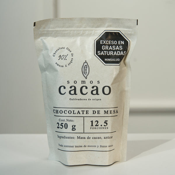 Chocolate de Mesa 90% Cacao · 250 g